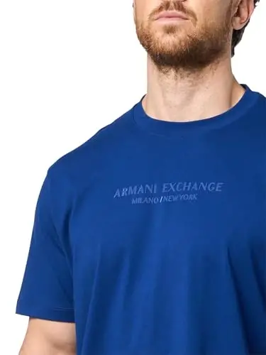 Armani Exchange Milano/New York Logo T-Shirt - 6