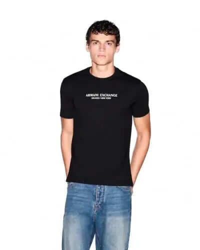 Armani Exchange Milano/New York Logo T-Shirt - Armani Exchange