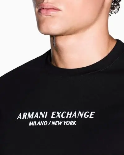 Armani Exchange Milano/New York Logo T-Shirt - 5