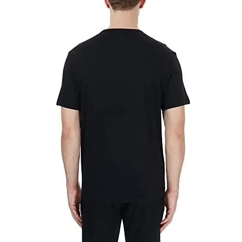 Armani Exchange Мужская футболка с круглым вырезом и логотипом, черная, X-Large - 2