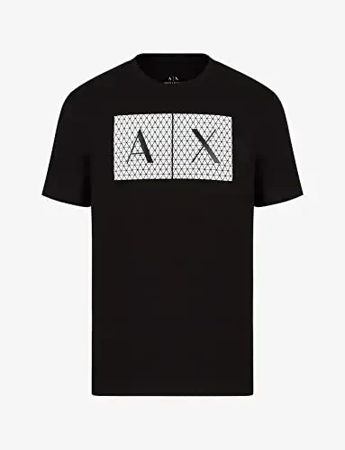 Armani Exchange Men's Triangulation Crew Neck T-Shirt - 6