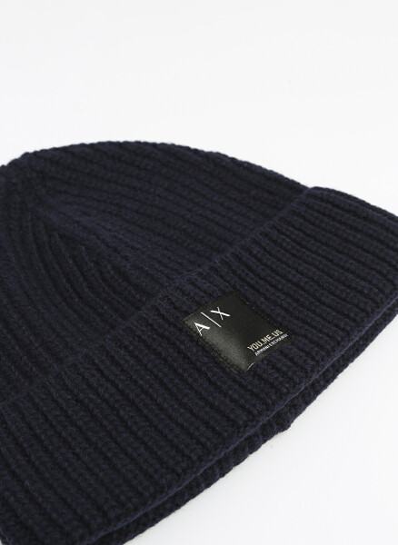 Armani Exchange Navy Blue Men's Beanie 954662 00035-BLU NAVY - 2