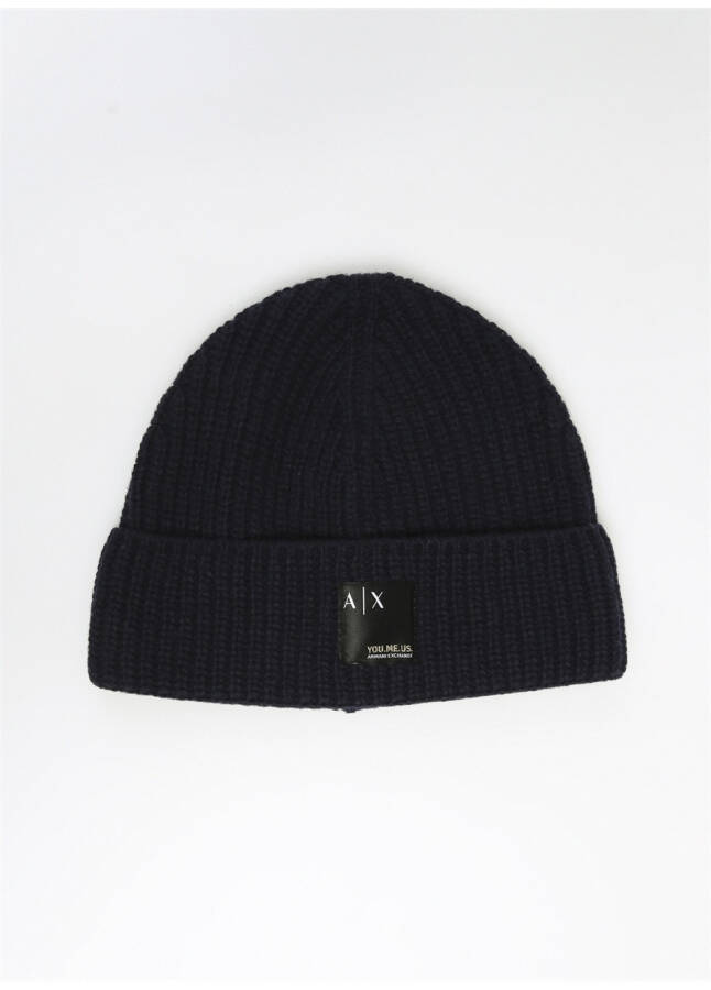 Armani Exchange Navy Blue Men's Beanie 954662 00035-BLU NAVY - 3