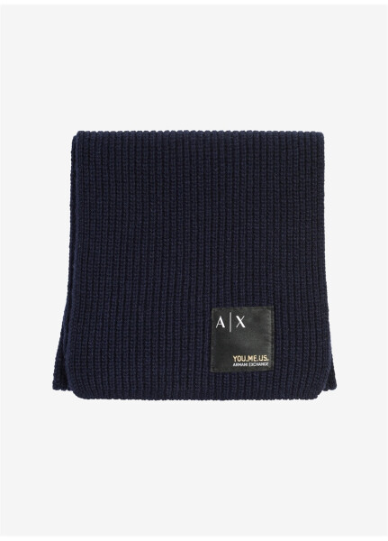 Armani Exchange Navy Blue Men's Scarf 954603 00035-BLU NAVY - 6