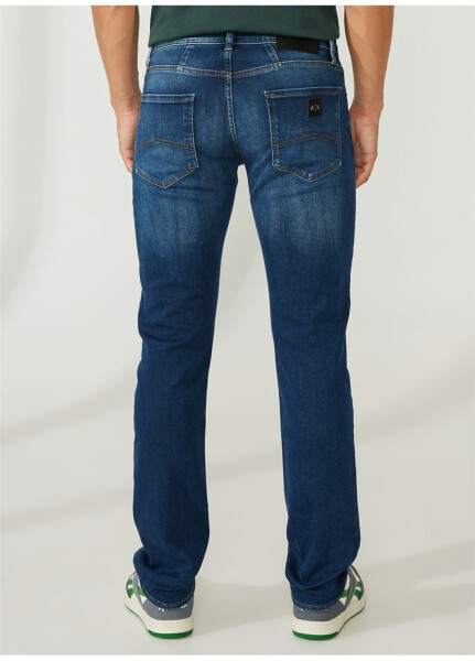 Armani Exchange Normal Bel Normal Erkek Denim Pantolon 3RZJ13 1500-INDIGO DENIM - 10