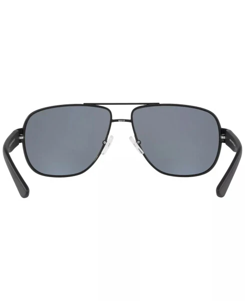 Armani Exchange Polarized Sunglasses , AX2012S-BLACK MATTE/GREY POLAR - 8