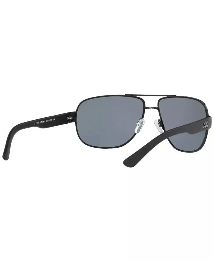 Armani Exchange Polarized Sunglasses , AX2012S-BLACK MATTE/GREY POLAR - 9
