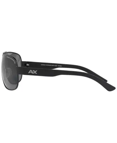 Armani Exchange Polarized Sunglasses , AX2012S - BLACK MATTE/GREY POLAR - 3