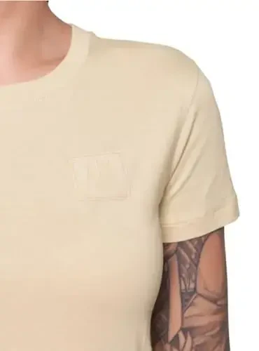 Armani Exchange Womens Crewneck Regular Fit Logo Patch Tee - 2