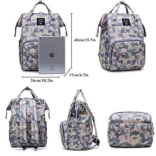 Armbq Camo Diaper Bag Backpack Multi-Function Diaper Bag for Baby Care Essentials Waterproof Travel Baby Bag for Mom Dad - 2