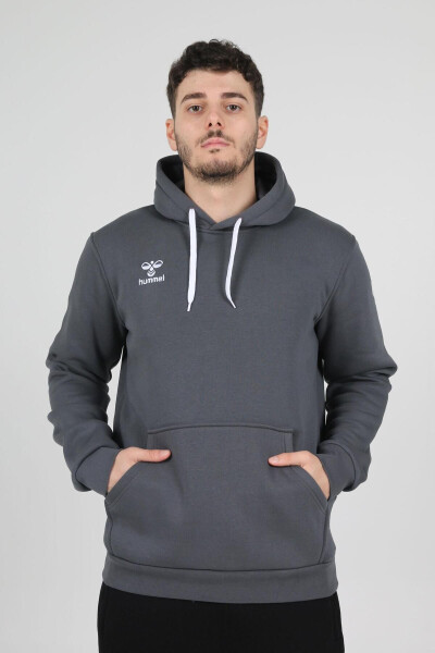 Armin Cotton Hoodie Anthracite - 1