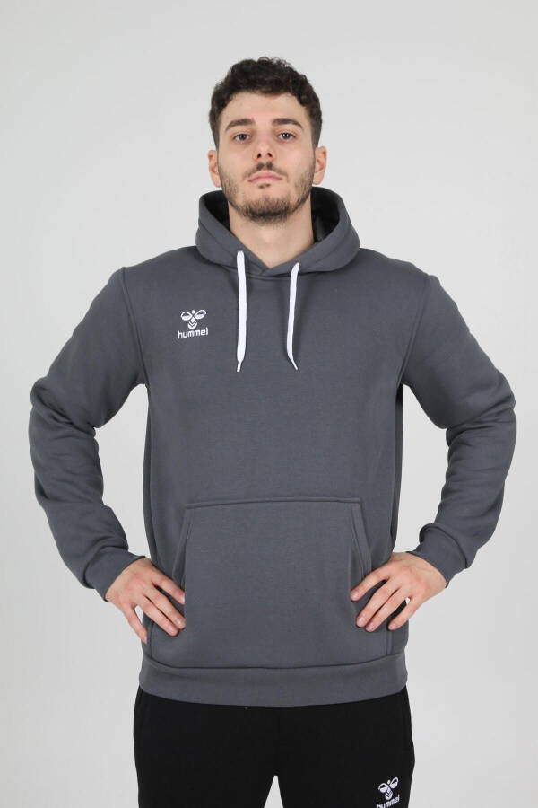 Armin Cotton Hoodie Anthracite - 5