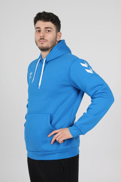 Armin Cotton Hoodie Teal Blue - 2