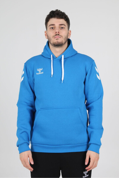 Armin Cotton Hoodie Teal Blue - 5