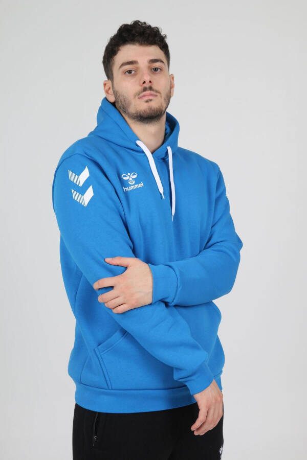 Armin Cotton Hoodie Teal Blue - 6