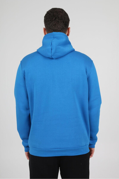 Armin Cotton Hoodie Teal Blue - 7