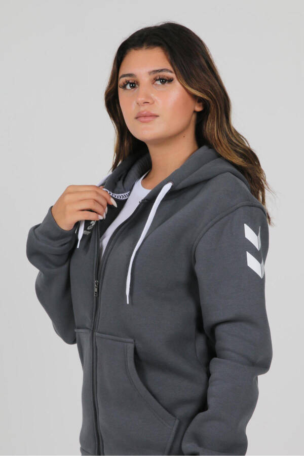 Armin cotton sweatshirt, anthracite color. - 4