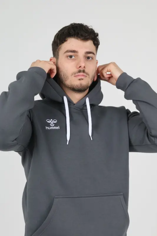 Armin Pamuklu Hoodie-Gri - 3