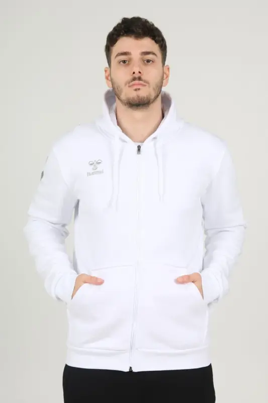 Armin Pamuklu Kamp Eşofman Üstü-Beyaz - 4