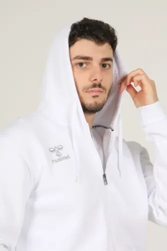 Armin Pamuklu Kamp Eşofman Üstü-Beyaz - 6