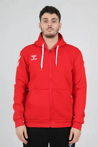 Armin Pamuklu Kamp Eşofman Üstü-Kırmızı - HUMMEL (1)