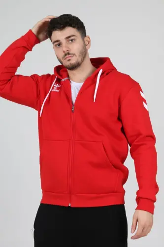 Armin Pamuklu Kamp Eşofman Üstü - Kırmızı - 5