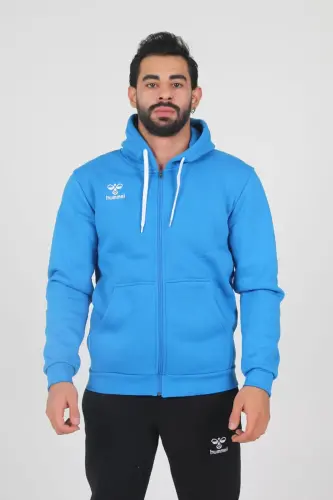 Armin Pamuklu Kamp Eşofman Üstü-Mavi 