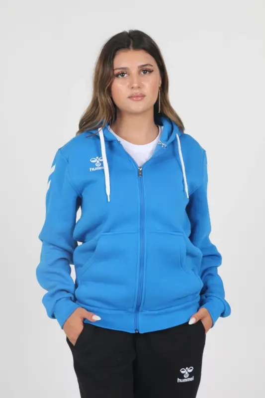 Armin Pamuklu Kamp Eşofman Üstü-Mavi - 3