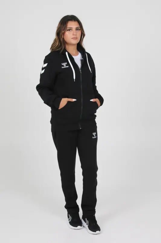 Armin Pamuklu Kamp Eşofman Üstü-Siyah - 7