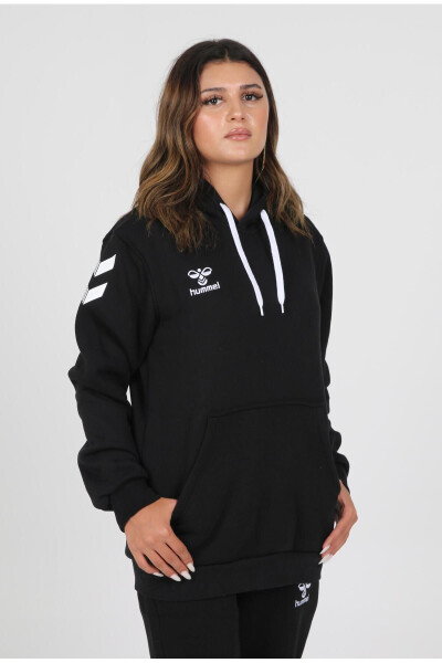 Armin Pamuklu Hoodie Siyah - Siyah - HUMMEL (1)