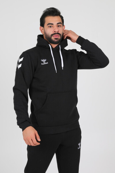 Armin Pamuklu Hoodie Siyah - Siyah - 3