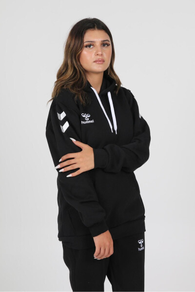 Armin Pamuklu Hoodie Siyah - Siyah - 4