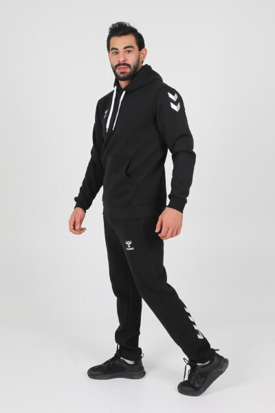 Armin Pamuklu Hoodie Siyah - Siyah - 5