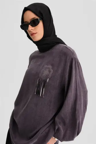 Armine 24K4303 kupra tunicasi gulli applikatsiya bilan - 6