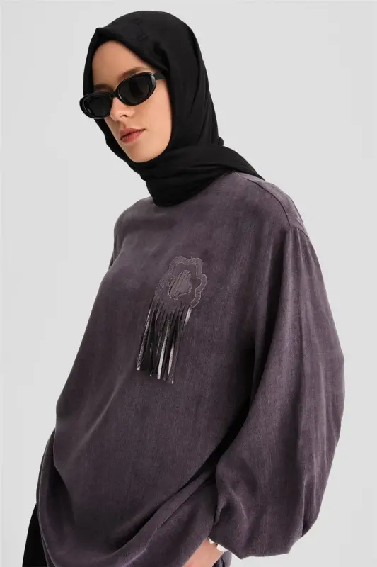 Armine 24K4303 kupra tunicasi gulli applikatsiya bilan - 6