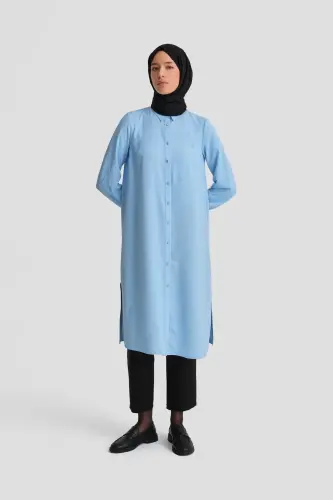 26Y411 Armine Tunik Bebe Mavi - 1