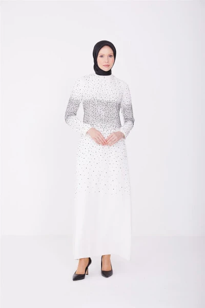 Armine Abiye Elbise 23Yd3351 Beyaz - ARMINE (1)