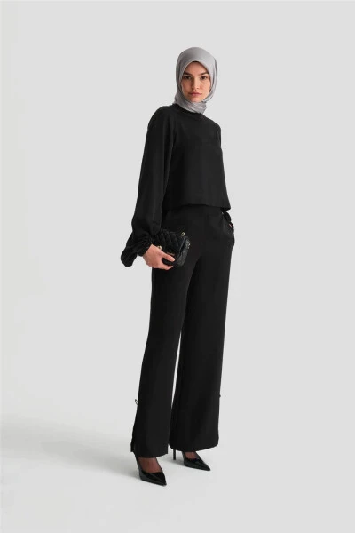 Armine Accessory Detailed Stylish Pants (24k2713) Black - ARMINE