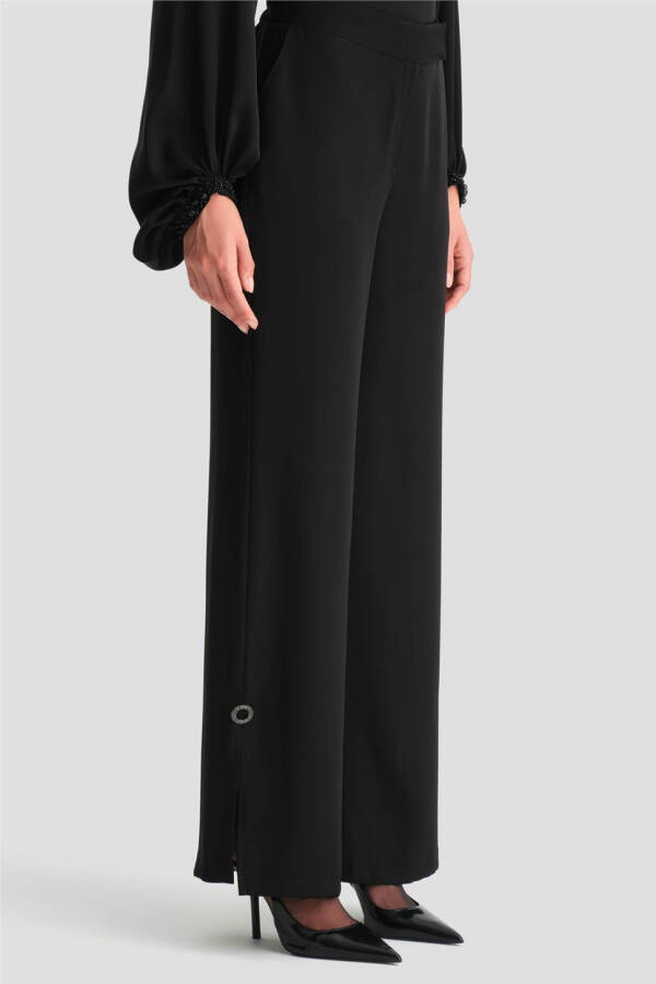 Armine Accessory Detailed Stylish Pants (24k2713) Black - 4