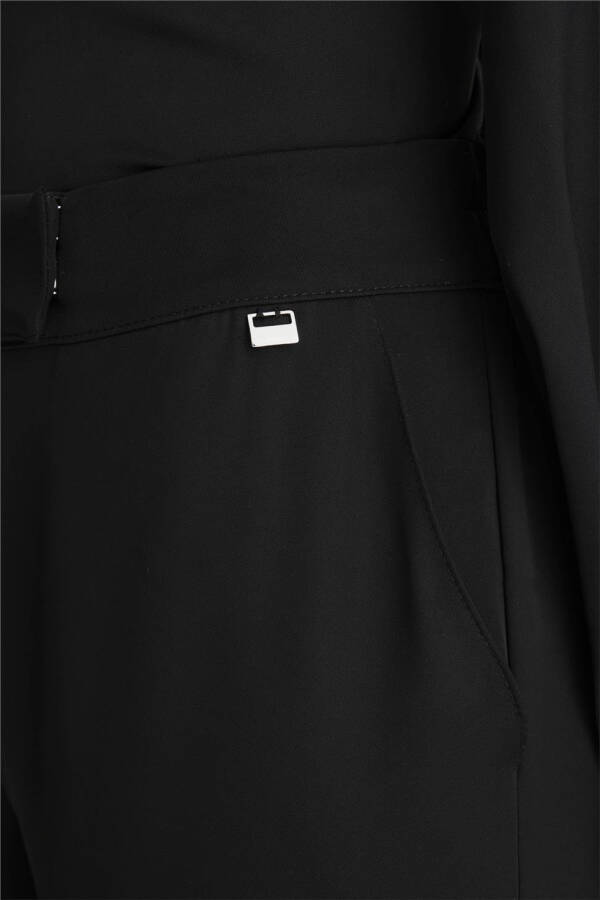 Armine Accessory Detailed Stylish Pants (24k2713) Black - 7
