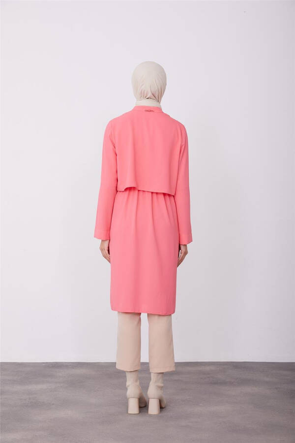 Armine Aller Detailed Tunic 23K4710 Dark Pink - 10