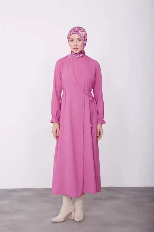 Armine Anvelop Elbise 23K9230 Binafsha - 1