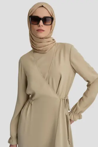 Armine Anvelop Elbise Ort9230 Bej - ARMINE (1)