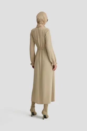 Armine Anvelop Elbise Ort9230 Bej - 5