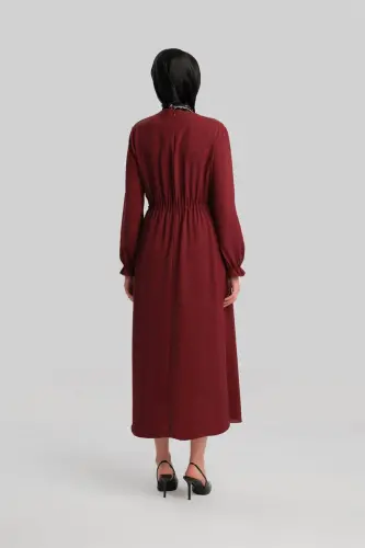 Armine Anvelop Elbise Ort9230 Bordo - 6