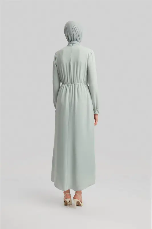 Armine Anvelop Elbise Ort9230 Buz Mavi - 6