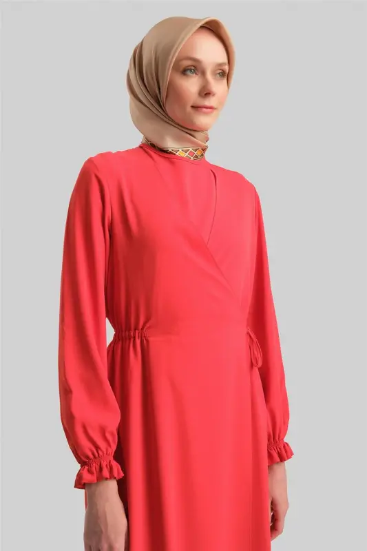 Armine Anvelop Elbise Ort9230 Kırmızı - 3