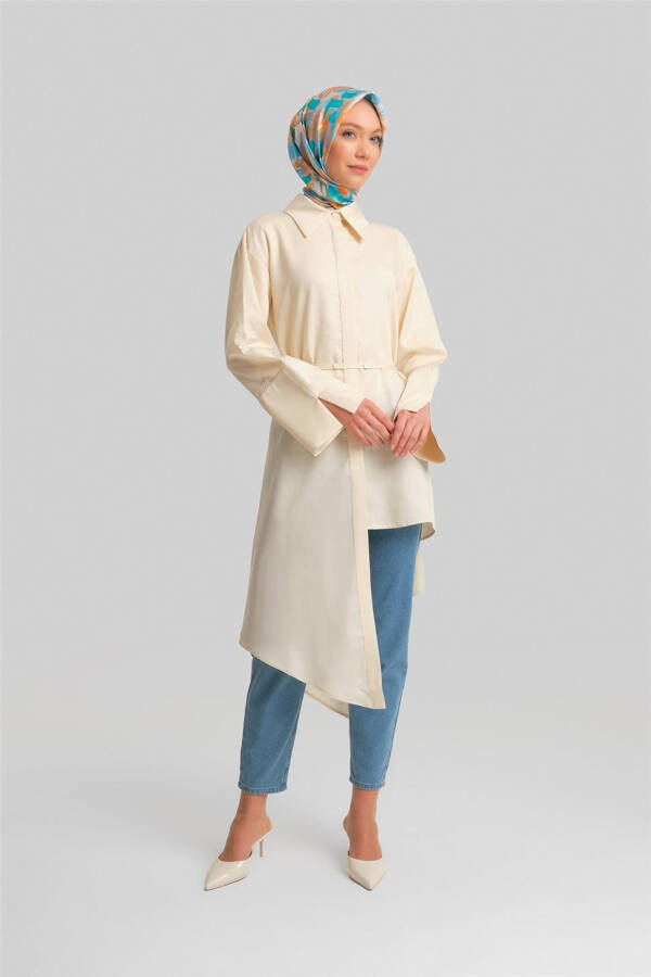 Armine Asymmetric Tunic 24Y4015 Moonstone - 4