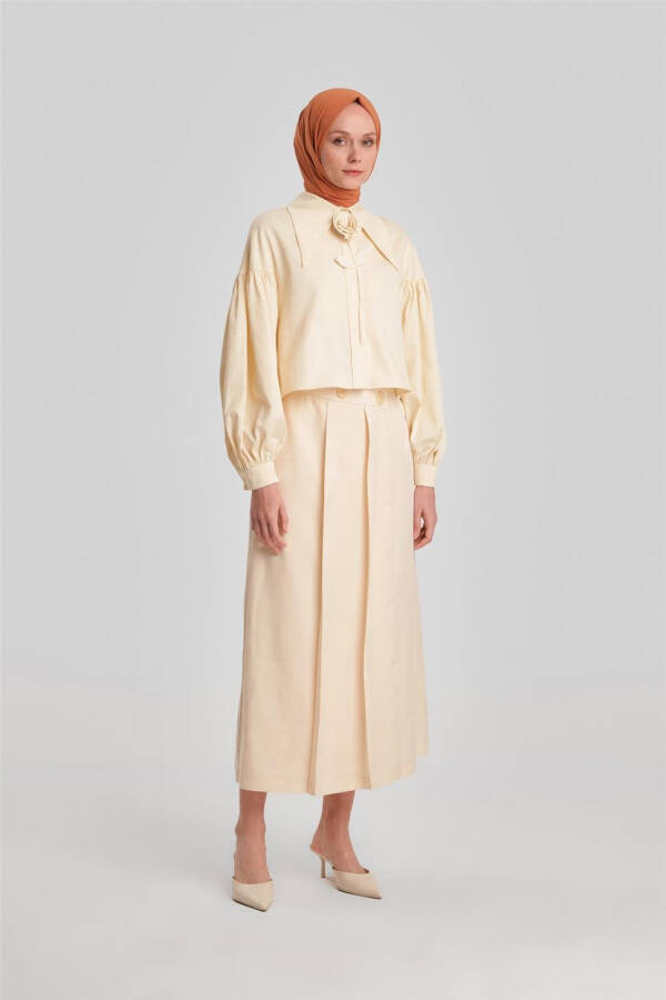 Armine Asymmetrical Closed Tencel Skirt 24Y1616 Moonstone - 6