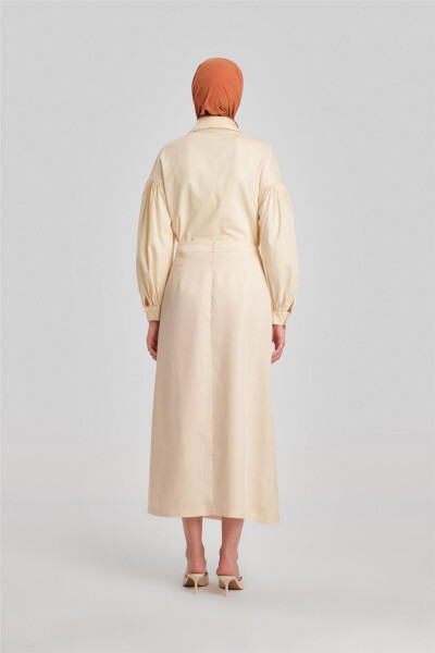 Armine Asymmetrical Closed Tencel Skirt 24Y1616 Moonstone - 10